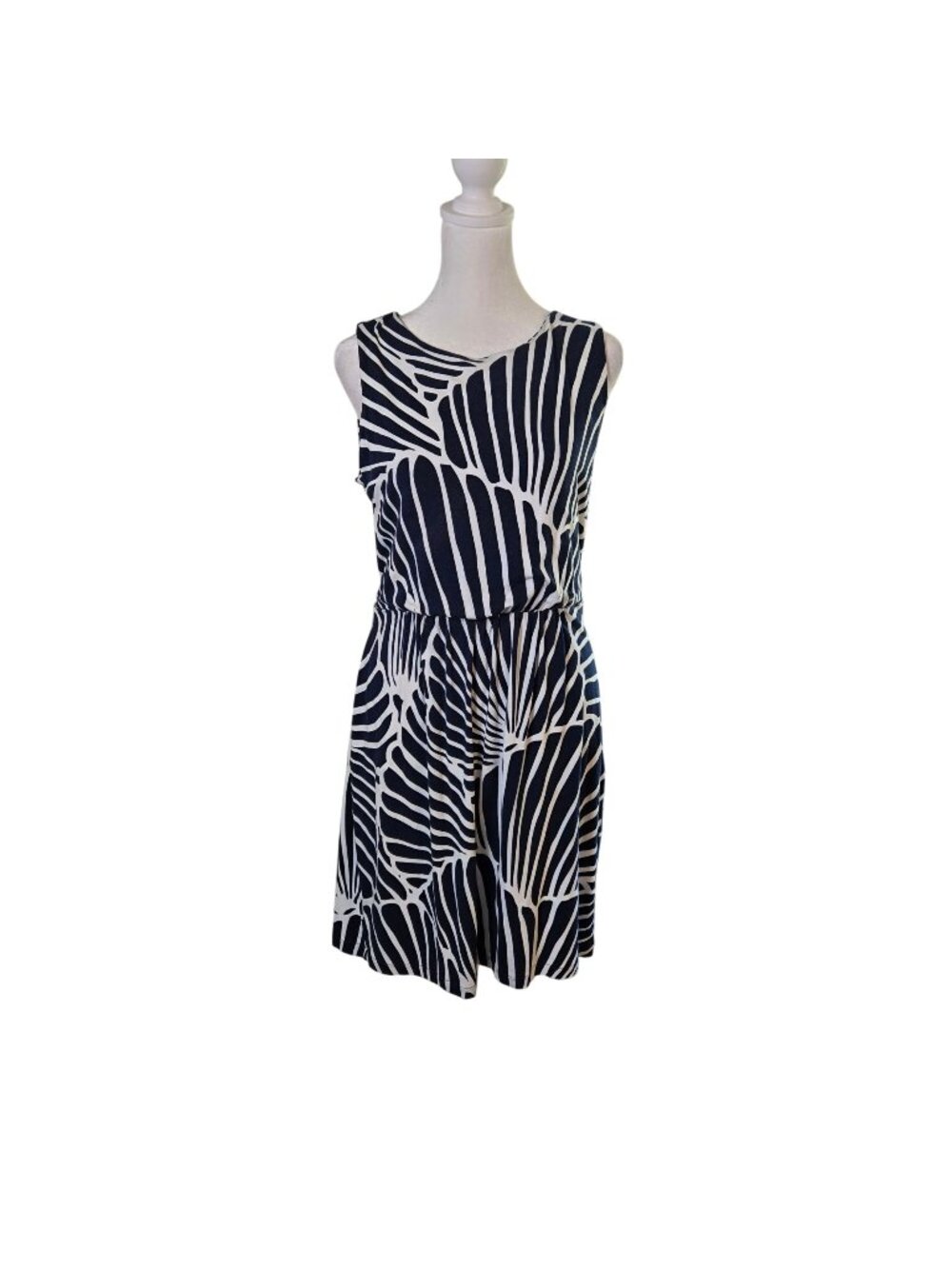 Vineyard Vines Shell Bow Tie Sleeveless Jersey Dress Size Large